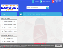 Tablet Screenshot of domaciobuv.cz